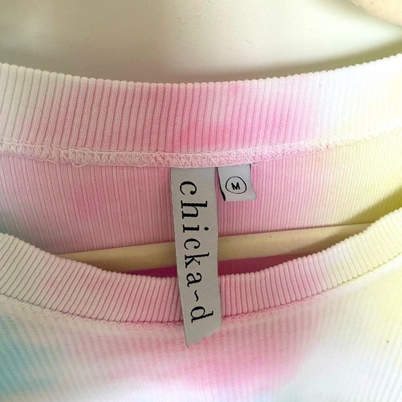 Rosie Daze Boutique Tie-Dye Corded Crew - Picture 3 of 8